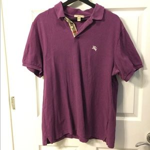 Burberry Brit Men's purple polo!